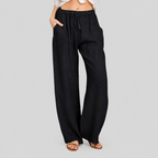 Almerina - Pantaloni Leggeri in Stile Mediterraneo