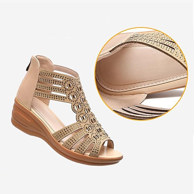 Evelyne - Sandali Eleganti con Plantare di Sostegno