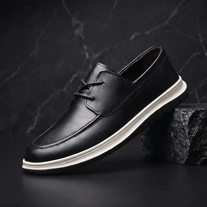 Quireno - Sneakers in Pelle dalle Tonalità Naturali