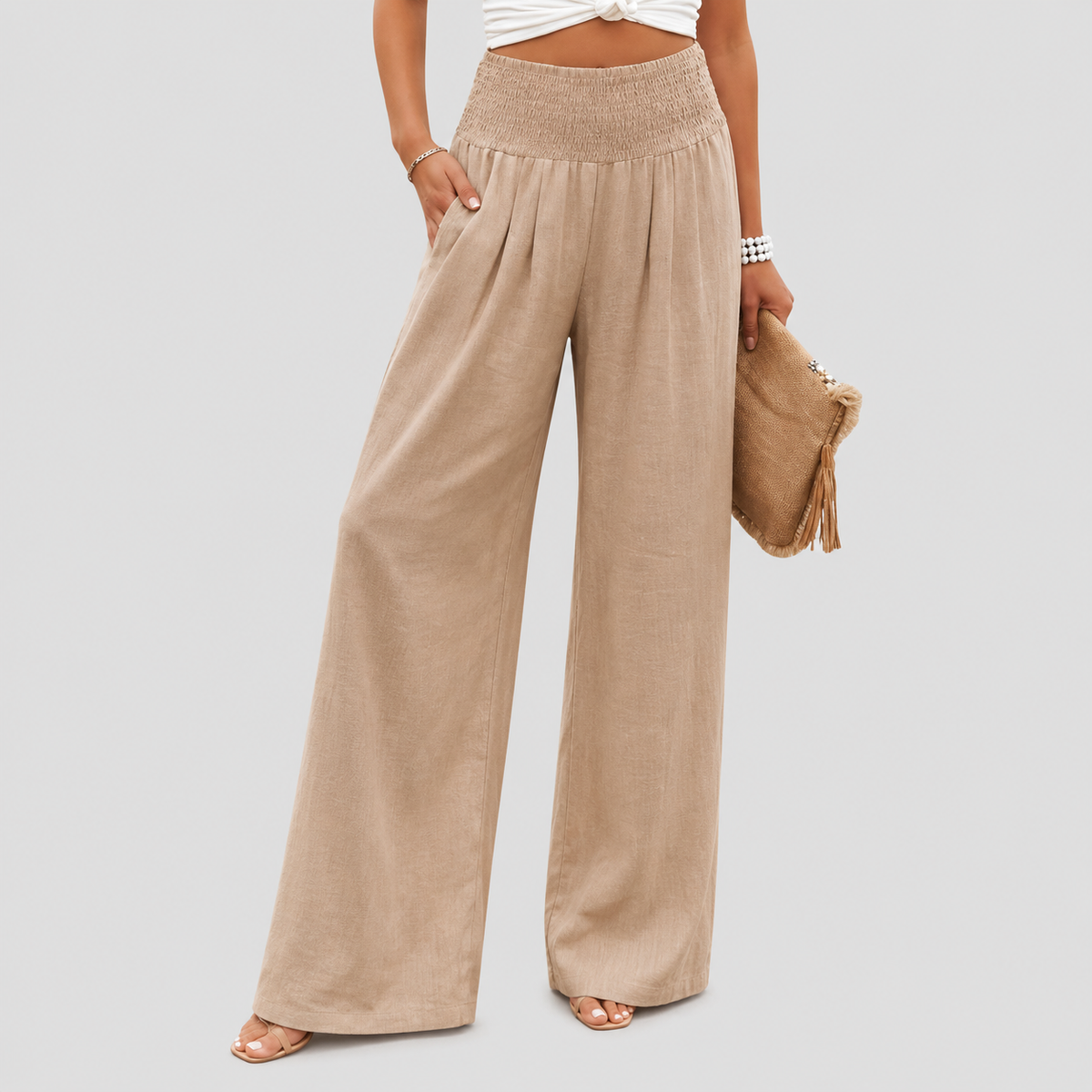 Ilarenne - Pantaloni Palazzo dal Fascino Costiero