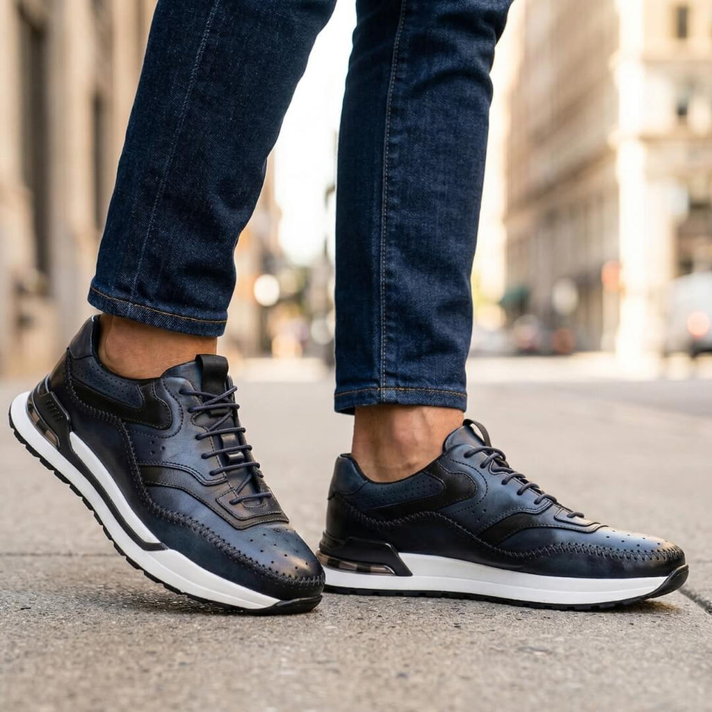 Calenzo - Sneakers Multicolore in Pelle