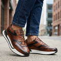 Calenzo - Sneakers Multicolore in Pelle