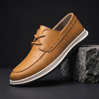 Quireno - Sneakers in Pelle dalle Tonalità Naturali