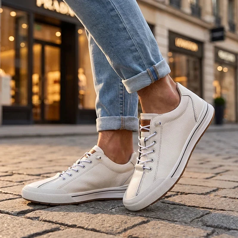 Elvandro - Sneakers in Pelle dal Design Contemporaneo