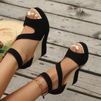 Vany - Sandali con Zeppa e Plantare Confortevole