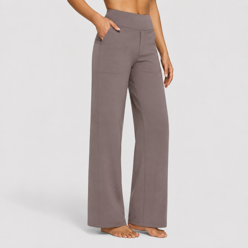 Elarisse - Pantaloni Dritti dall’Eleganza Essenziale