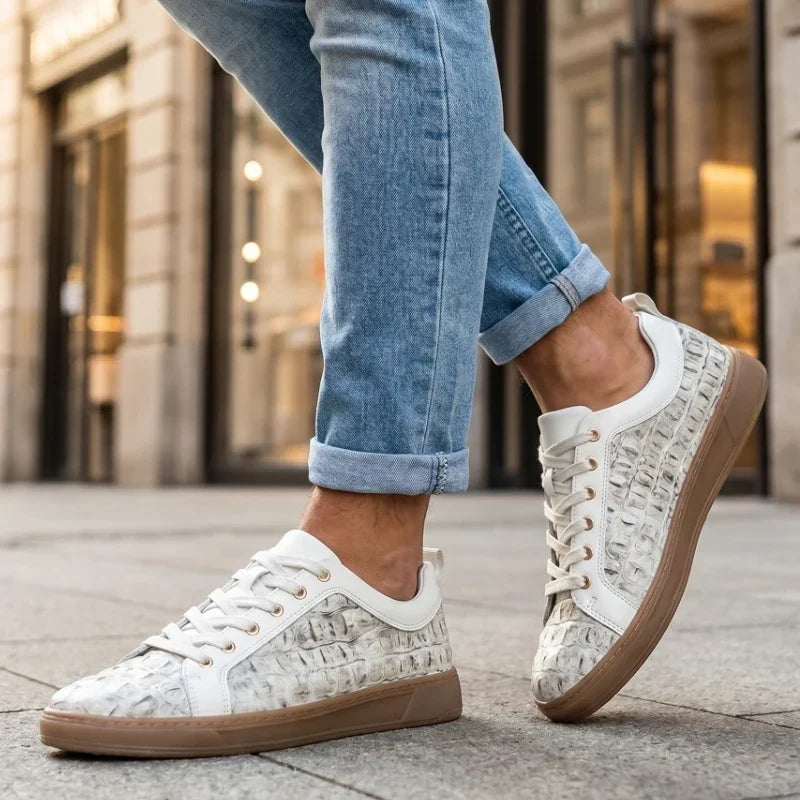 Leonzio - Sneakers in Pelle dall’Eleganza Versatile