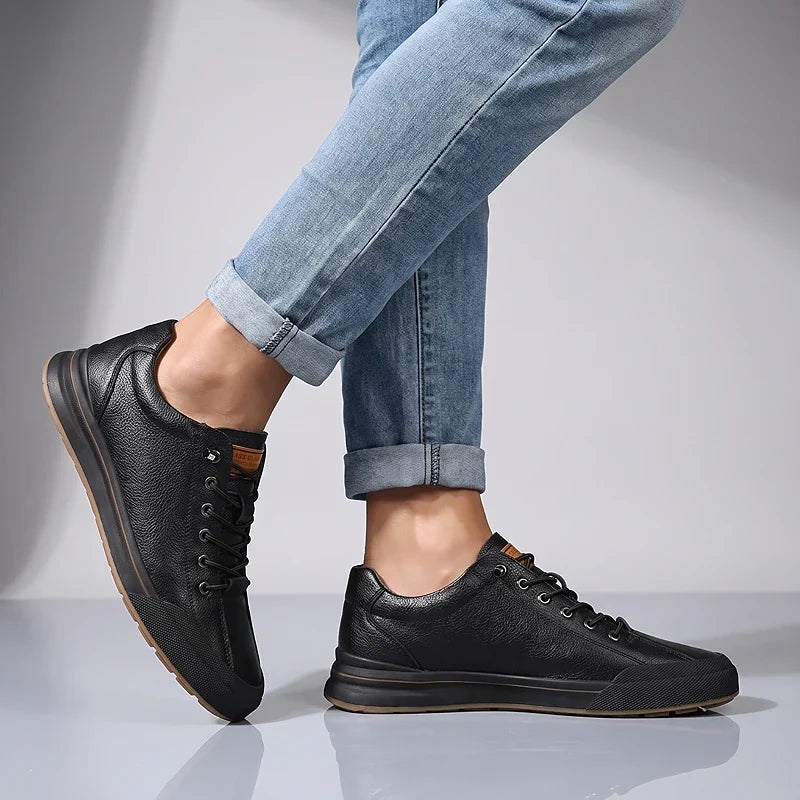 Elvandro - Sneakers in Pelle dal Design Contemporaneo