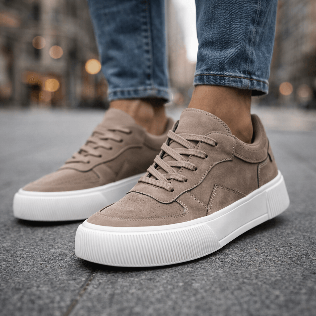 Rovaldo - Sneakers Multicolore in Camoscio