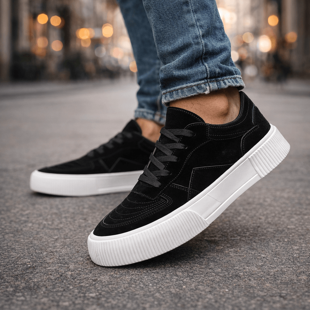 Rovaldo - Sneakers Multicolore in Camoscio