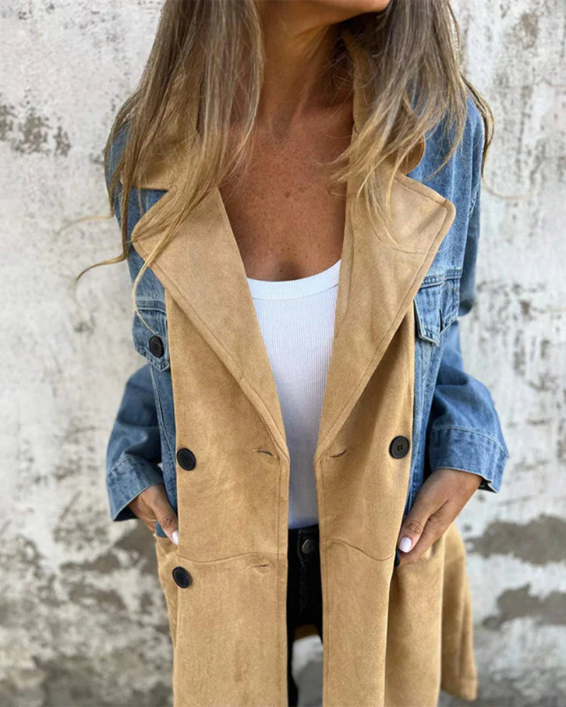 Valestria - Giacca in Denim dal Taglio Femminile