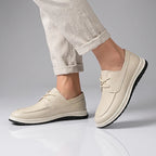 Quireno - Sneakers in Pelle dalle Tonalità Naturali