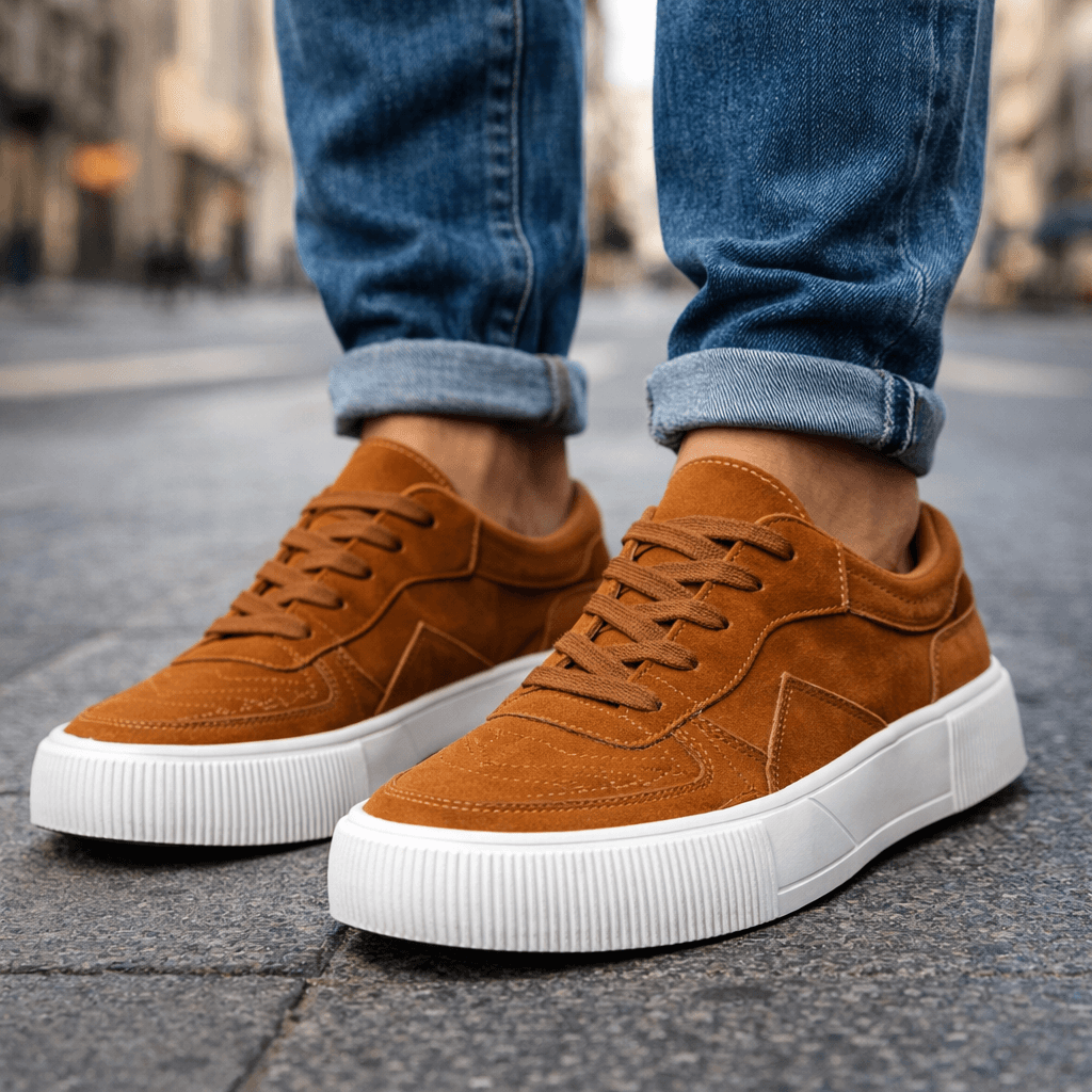 Rovaldo - Sneakers Multicolore in Camoscio