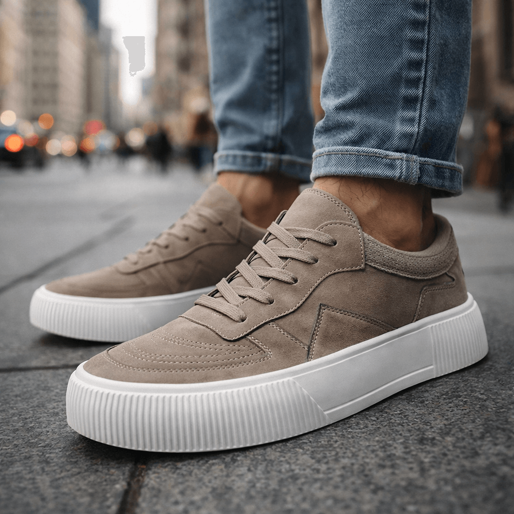 Rovaldo - Sneakers Multicolore in Camoscio