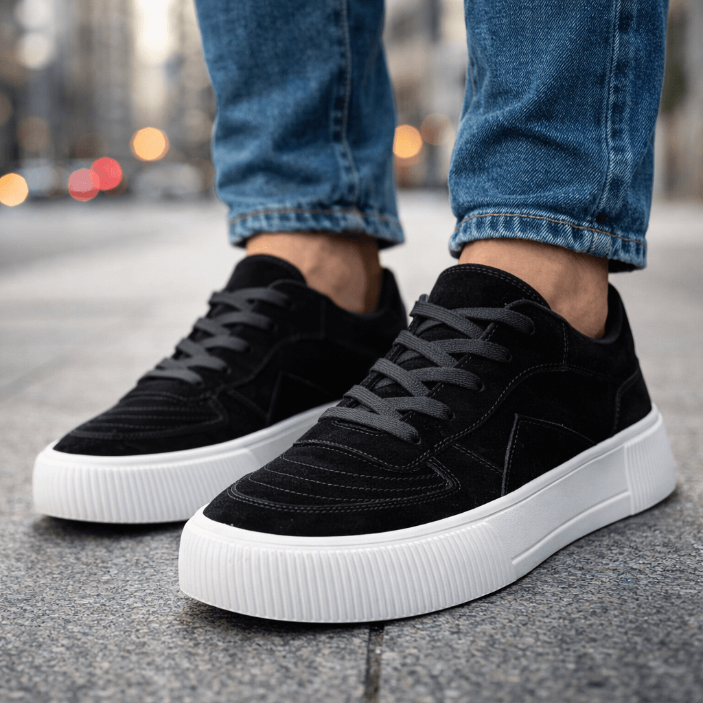 Rovaldo - Sneakers Multicolore in Camoscio