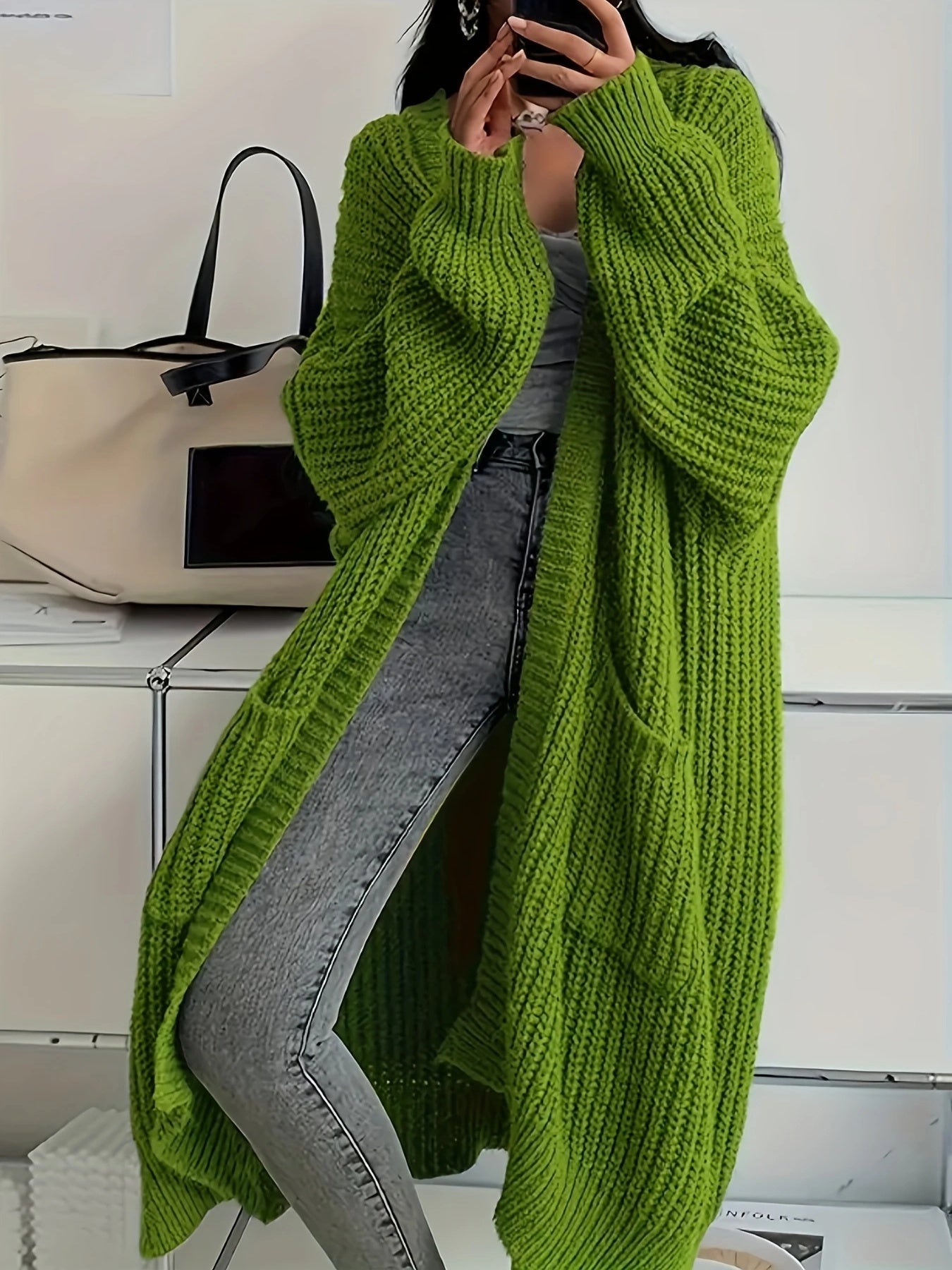Carlotta – Cardigan lungo caldo