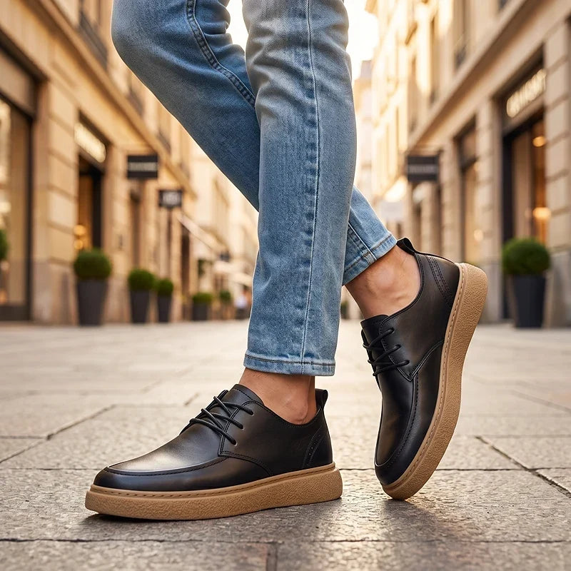 Pellario - Sneakers Bicolore in Pelle