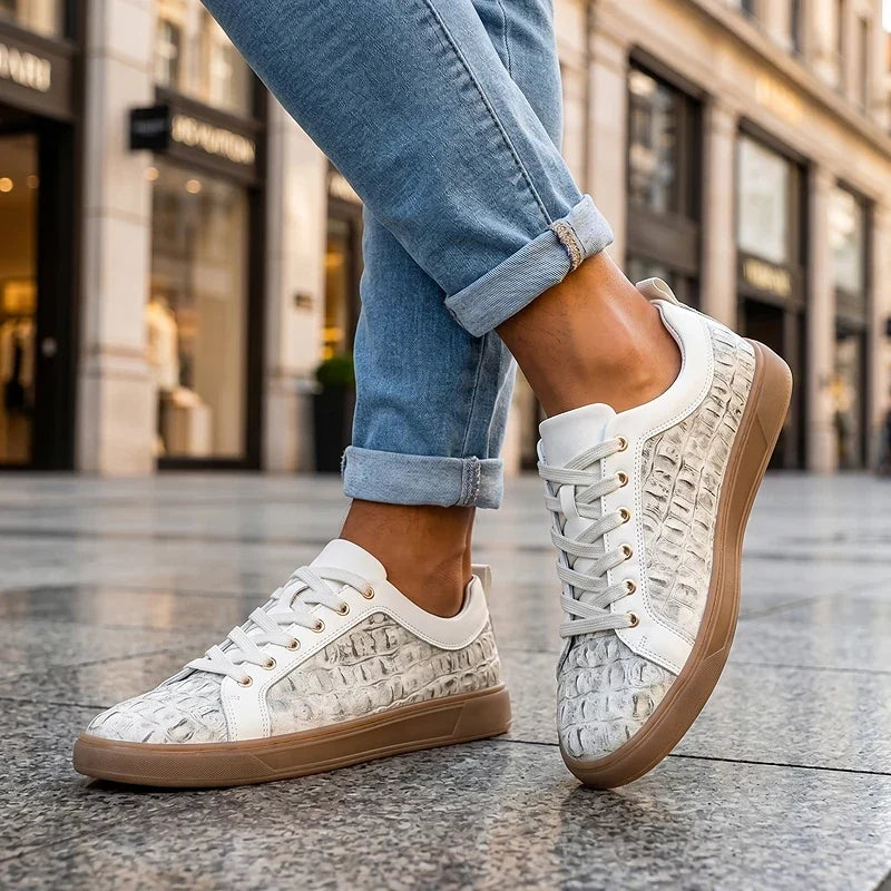 Leonzio - Sneakers in Pelle dall’Eleganza Versatile
