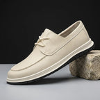 Quireno - Sneakers in Pelle dalle Tonalità Naturali