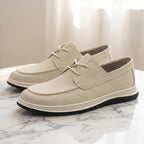 Quireno - Sneakers in Pelle dalle Tonalità Naturali