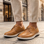 Quireno - Sneakers in Pelle dalle Tonalità Naturali