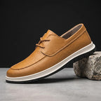Quireno - Sneakers in Pelle dalle Tonalità Naturali