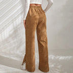 Lunessa - Pantaloni a Coste dal Comfort Morbido