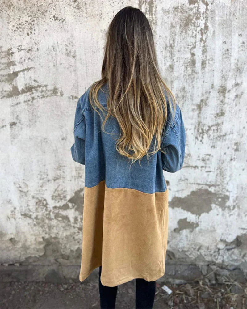 Valestria - Giacca in Denim dal Taglio Femminile
