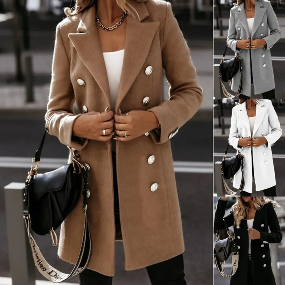 Calistria - Trench Reversibile in Misto Lana