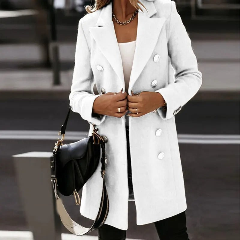 Calistria - Trench Reversibile in Misto Lana