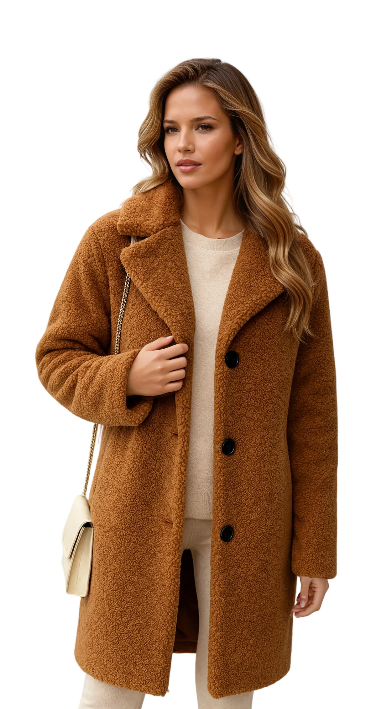 Tressalia - Cappotto Teddy Morbido