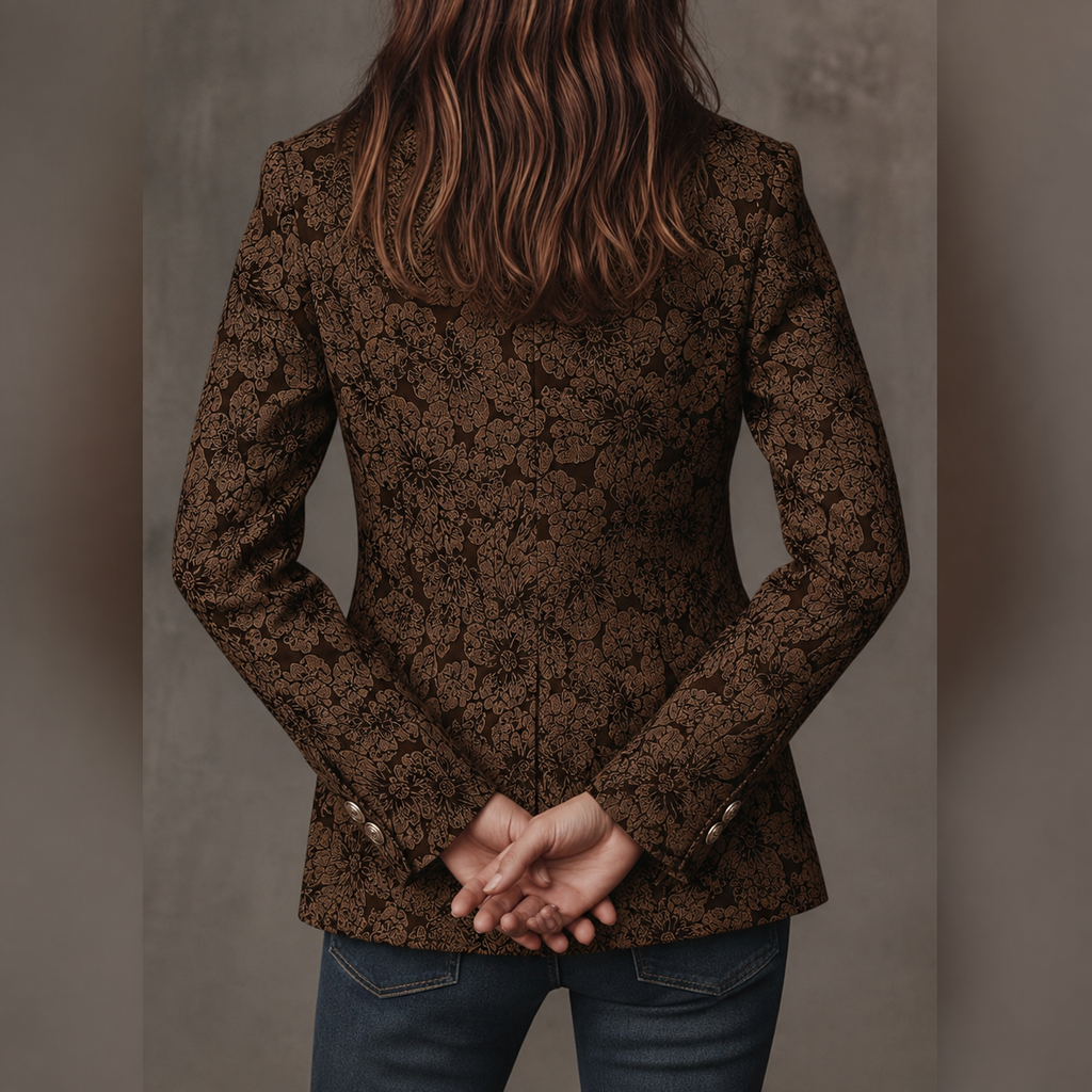 Jacquellia - Blazer Jacquard dal Taglio Raffinato