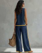 Silvia - Completo donna fluido e leggero a due pezzi