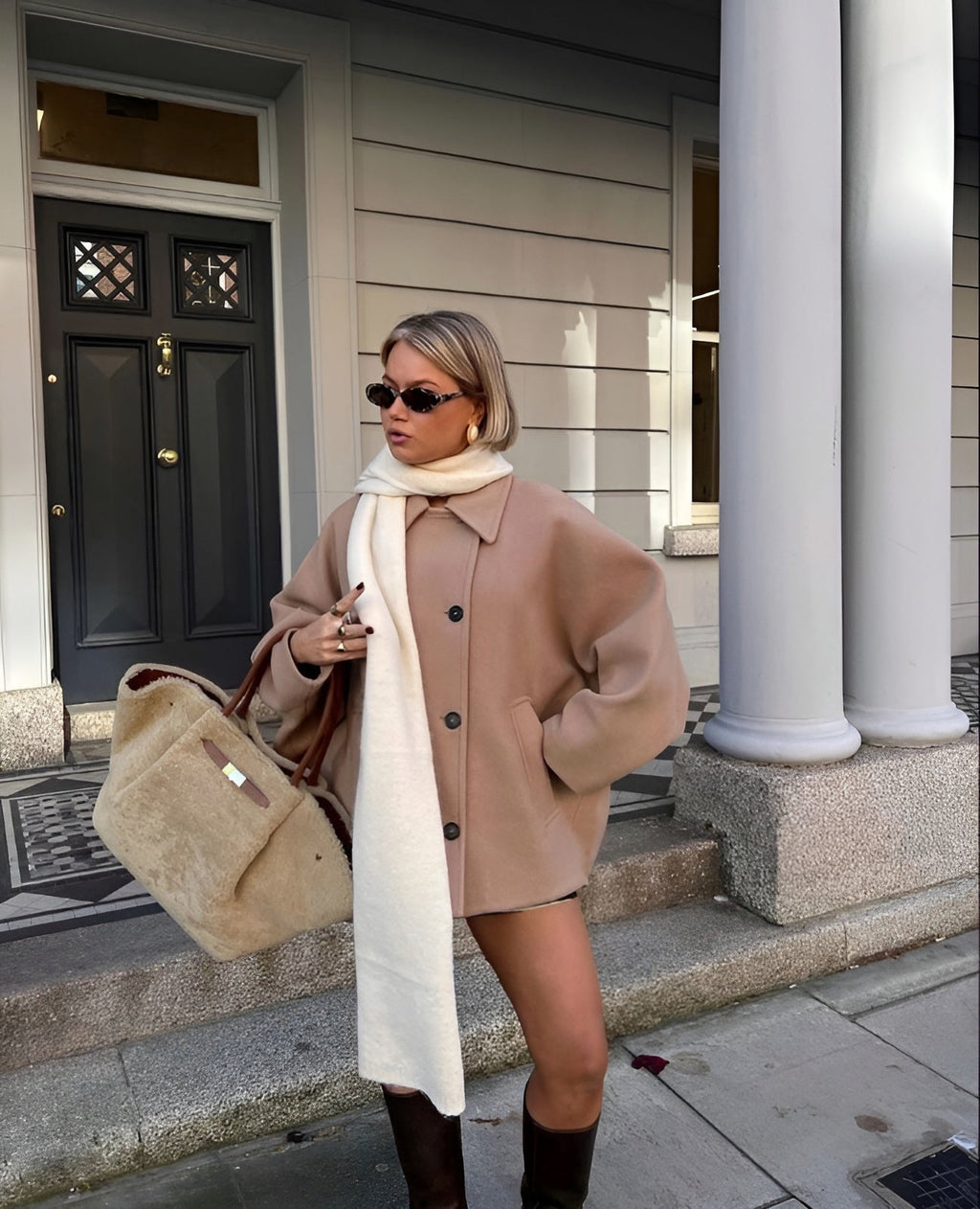 Selvaria - Cappotto Oversize in Misto Lana