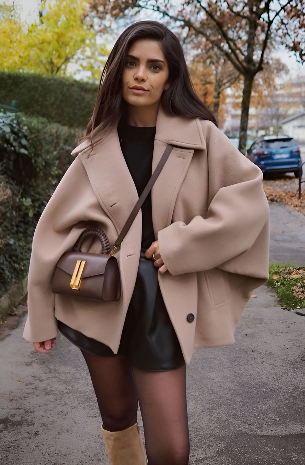 Selvaria - Cappotto Oversize in Misto Lana