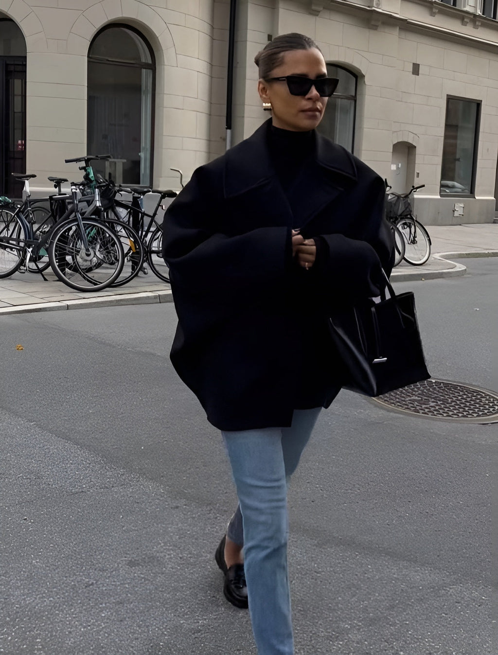 Selvaria - Cappotto Oversize in Misto Lana