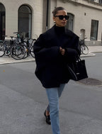 Selvaria - Cappotto Oversize in Misto Lana