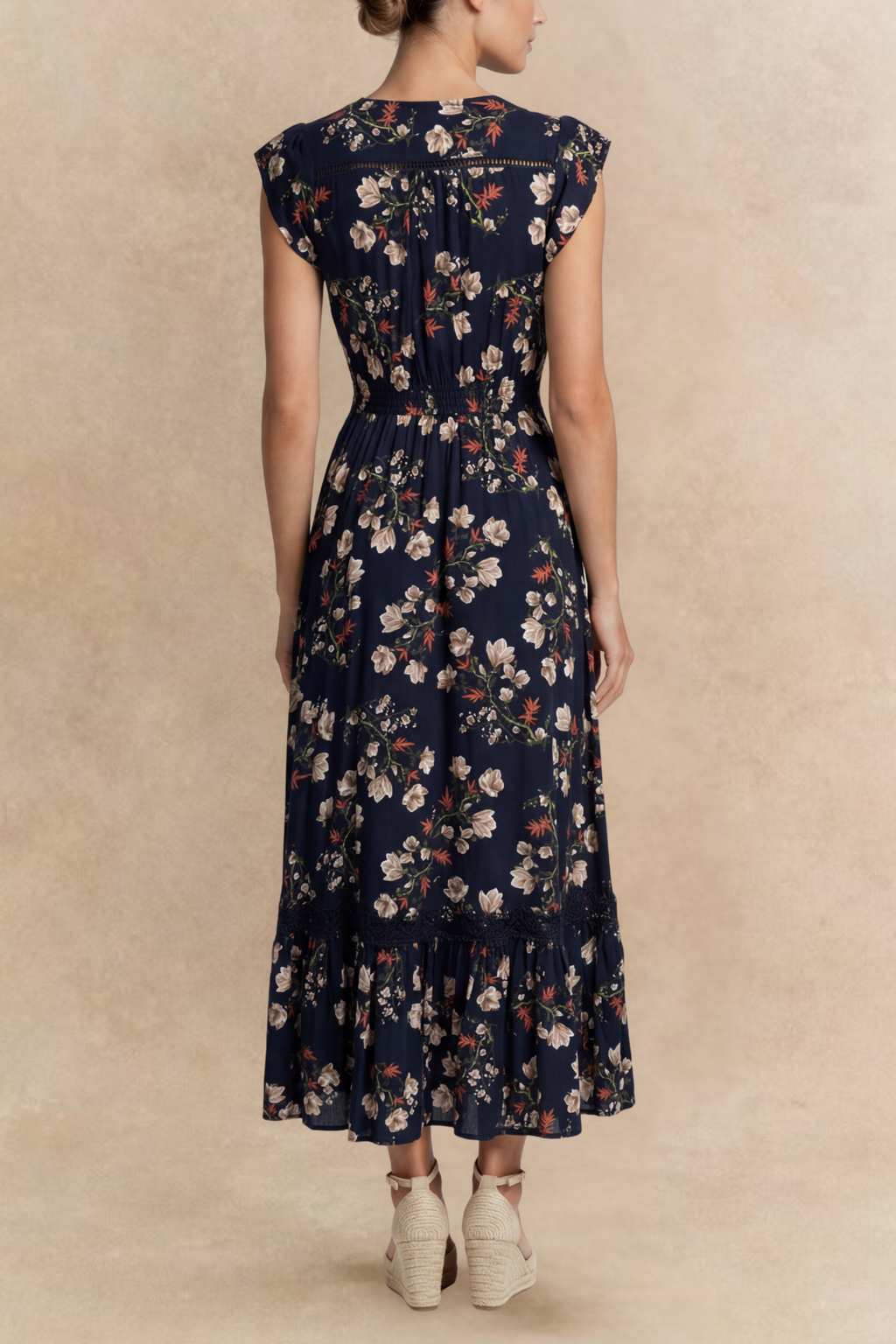 Alessandra - Abito midi floreale
