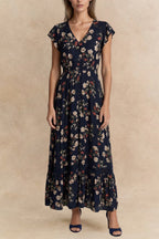 Alessandra - Abito midi floreale