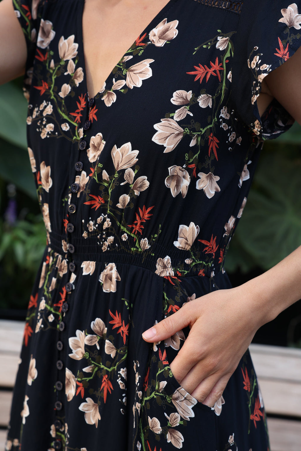 Alessandra - Abito midi floreale