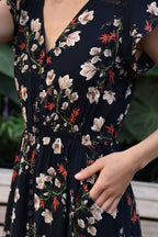 Alessandra - Abito midi floreale