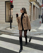 Selvaria - Cappotto Oversize in Misto Lana