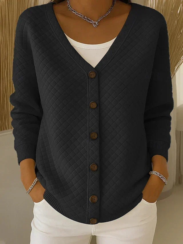 Aureline - Cardigan Trapuntato con Bottoni