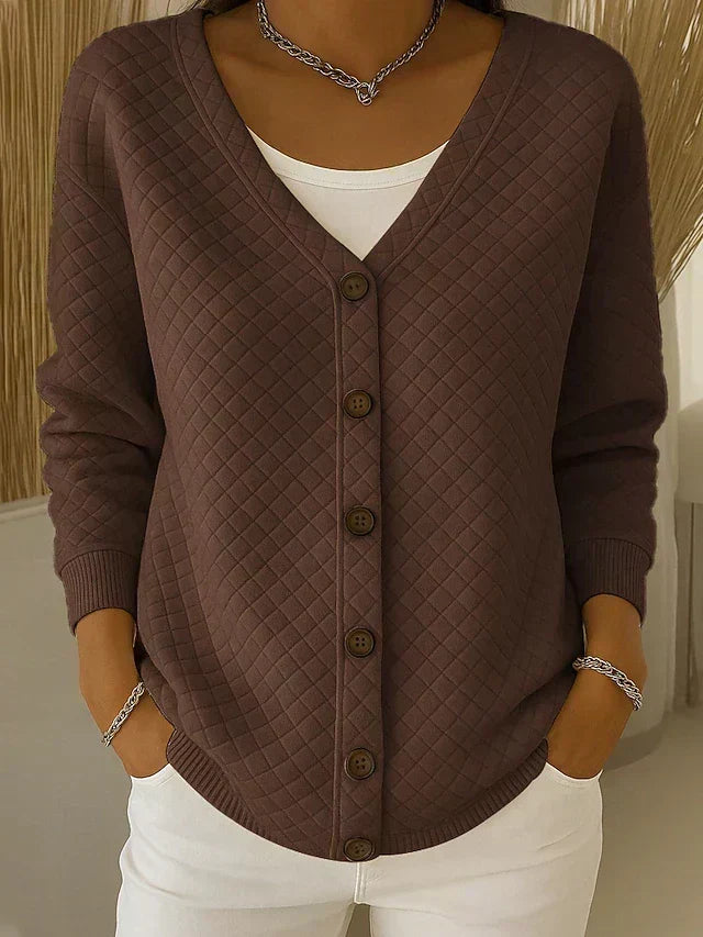 Aureline - Cardigan Trapuntato con Bottoni