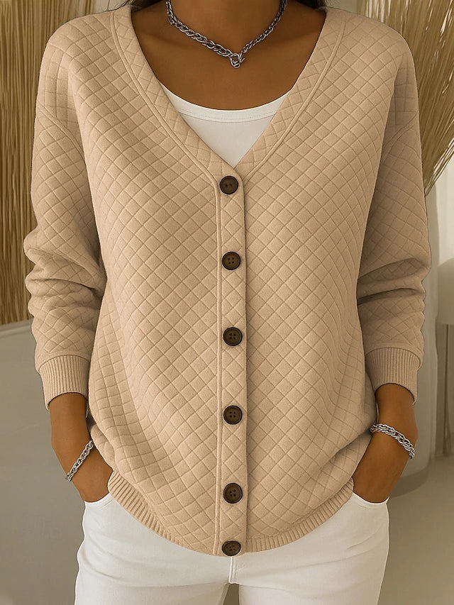 Aureline - Cardigan Trapuntato con Bottoni