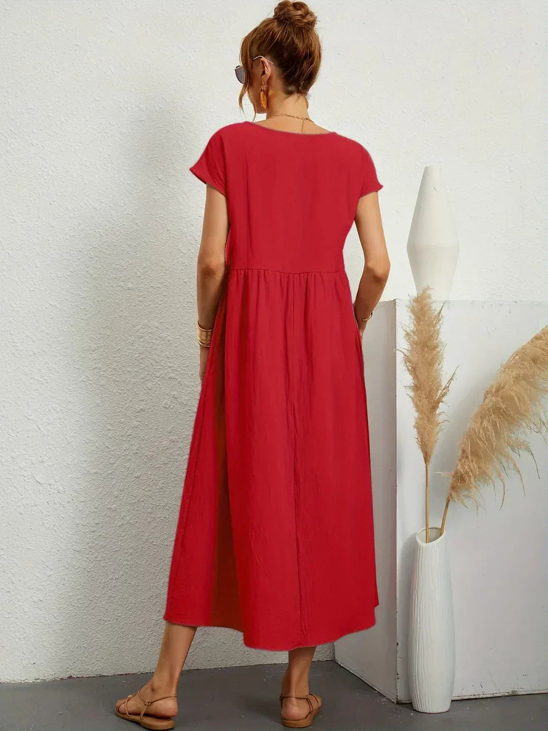 Emma | Abito midi fluido dall'eleganza senza tempo