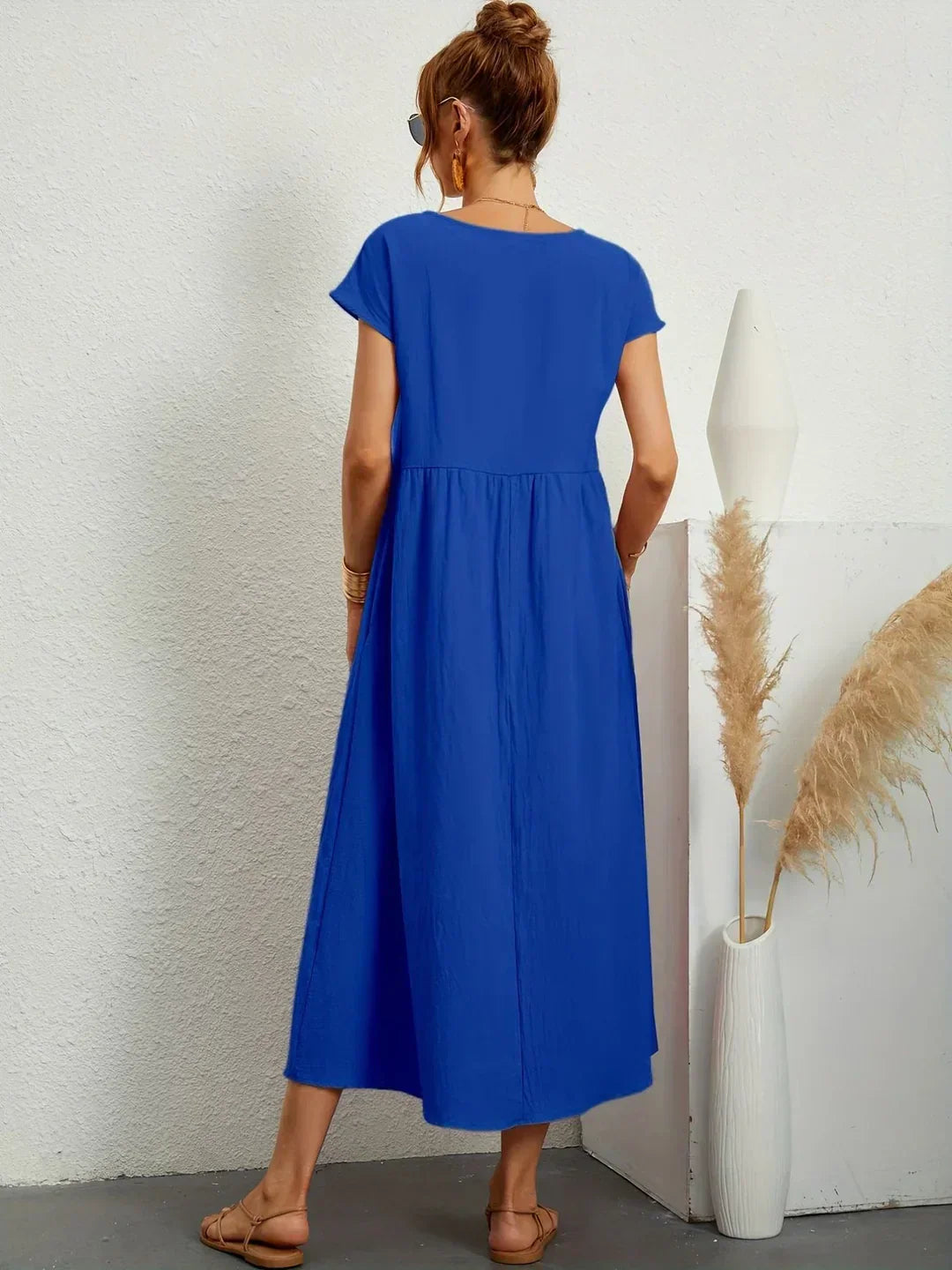Emma | Abito midi fluido dall'eleganza senza tempo