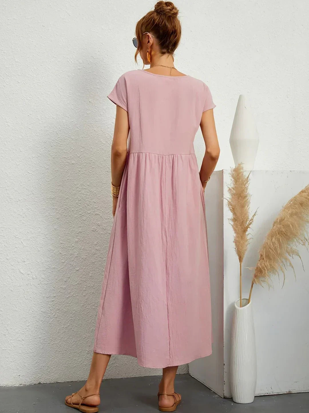 Emma | Abito midi fluido dall'eleganza senza tempo