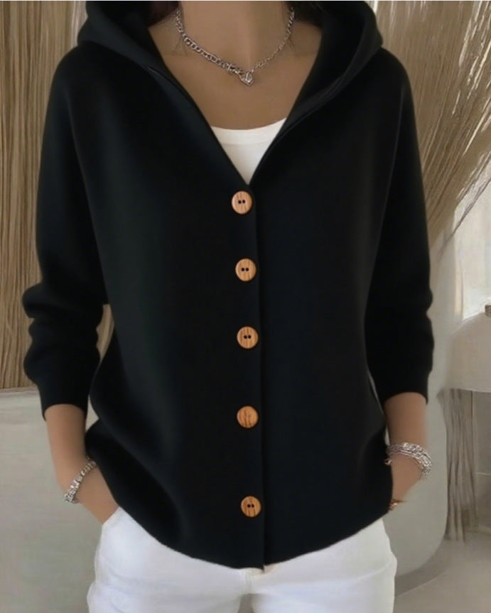 Bellisara - Cardigan con Cappuccio dal Comfort Quotidiano