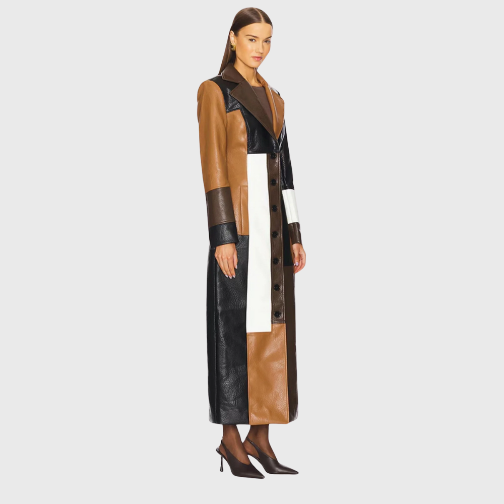 Orsella - Cappotto Lungo Patchwork